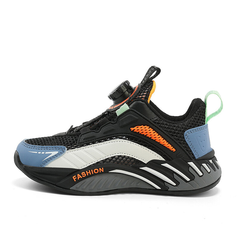 Scarpe per bambini Chunky Boy Sneaker nero bianco scuola sport scarpe da Tennis Casual scarpe da ragazzo di moda traspiranti spedizione gratuita