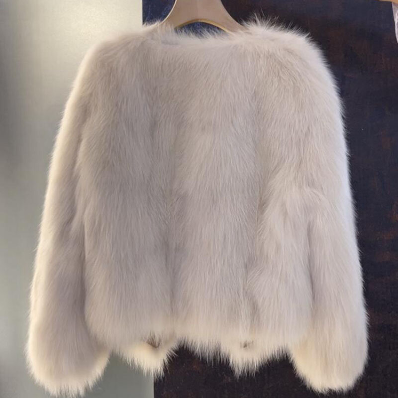 Giacche di pelliccia ecologiche formali capispalla da donna 2023 autunno inverno nuovo cappotto di pelliccia moda femminile giacca di pelliccia a maniche lunghe allentata