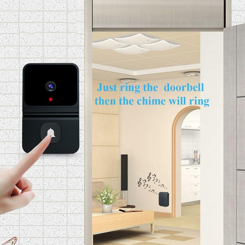 Z40 Doorbell Camera Wireless With Chime 2-Way Audio HD Live Image WiFi Door Bell Camera Night Vision Anti-Theft Alarm