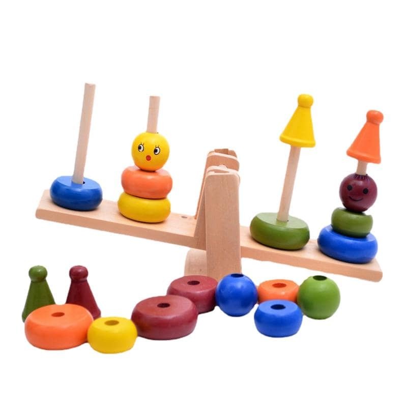 Baby Holz Balance Board Stapel blöcke Spielzeug Erkenntnis Entwicklung Montessori pädagogische Babys pielzeug