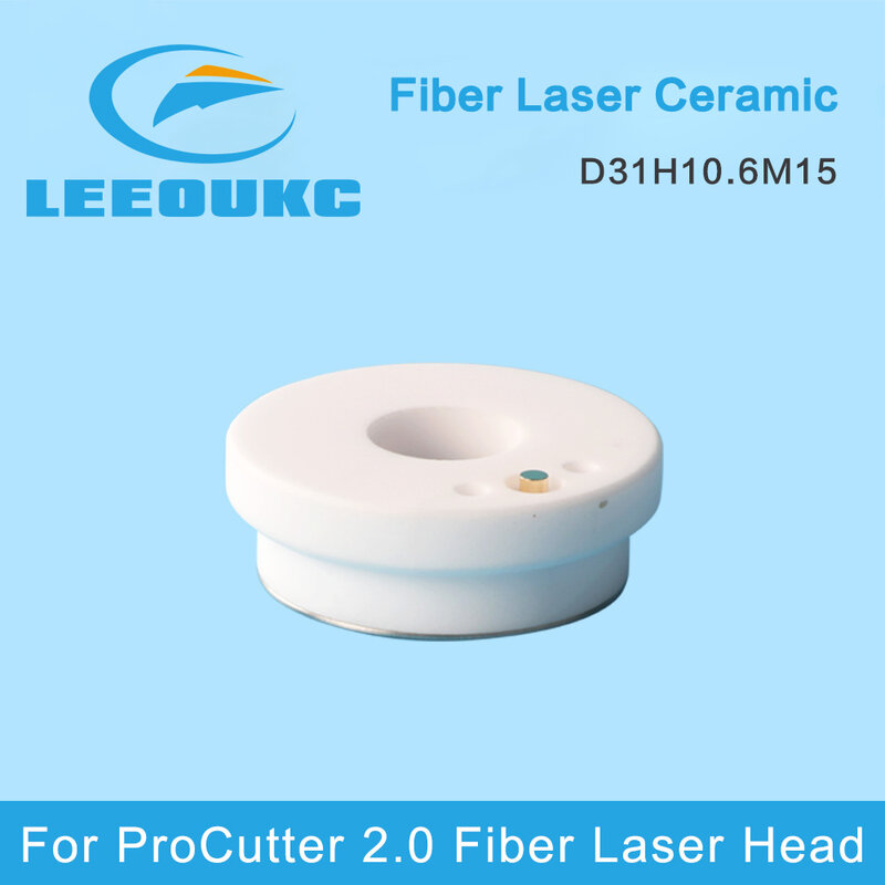Керамическая лазерная резьба LEEOUKC Диаметром 31 мм и резьбой M15, арт. KT X используется для лазерной режущей головки ProCutter 2,0