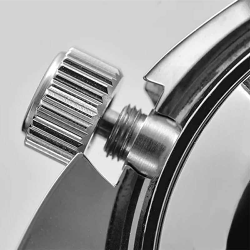 RDUNAE/RETANGULA R2 jam tangan mekanis pria bermerek kaca safir baja tahan karat jam tangan olahraga tahan air baja tahan karat