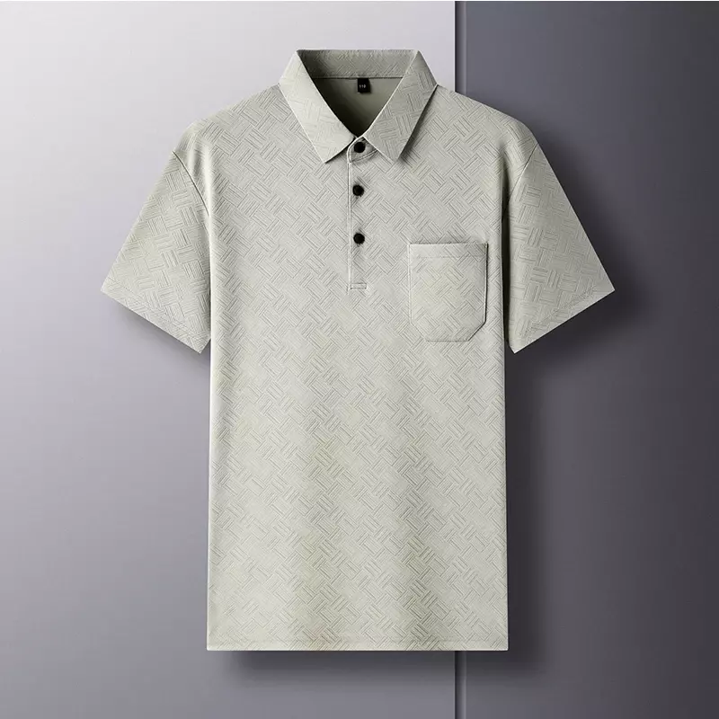 T-shirt de manga curta para homem, top solto e casual, versátil, novo produto, verão
