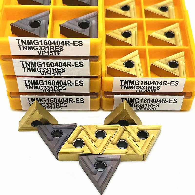 TNMG160404R TNMG160404L ES VP15TF UE6020 US735 High quality carbide inserts External turning tool Metal TNMG160408R Turning tool