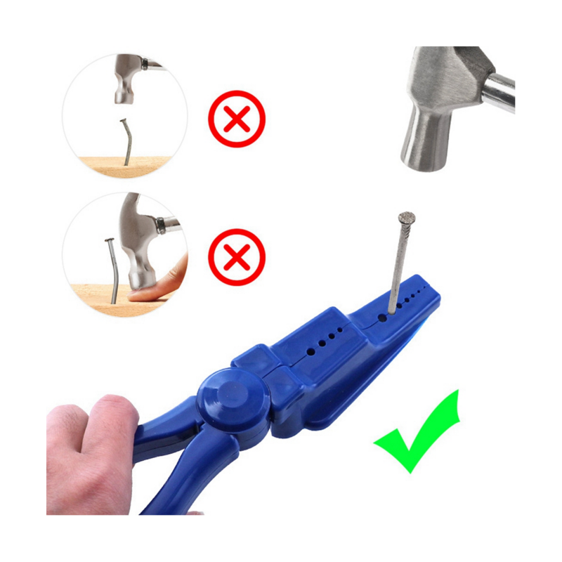 Nail Clamp Nailing Assistant Nailing Clamp Hammer Protector Nail Fixing Tool