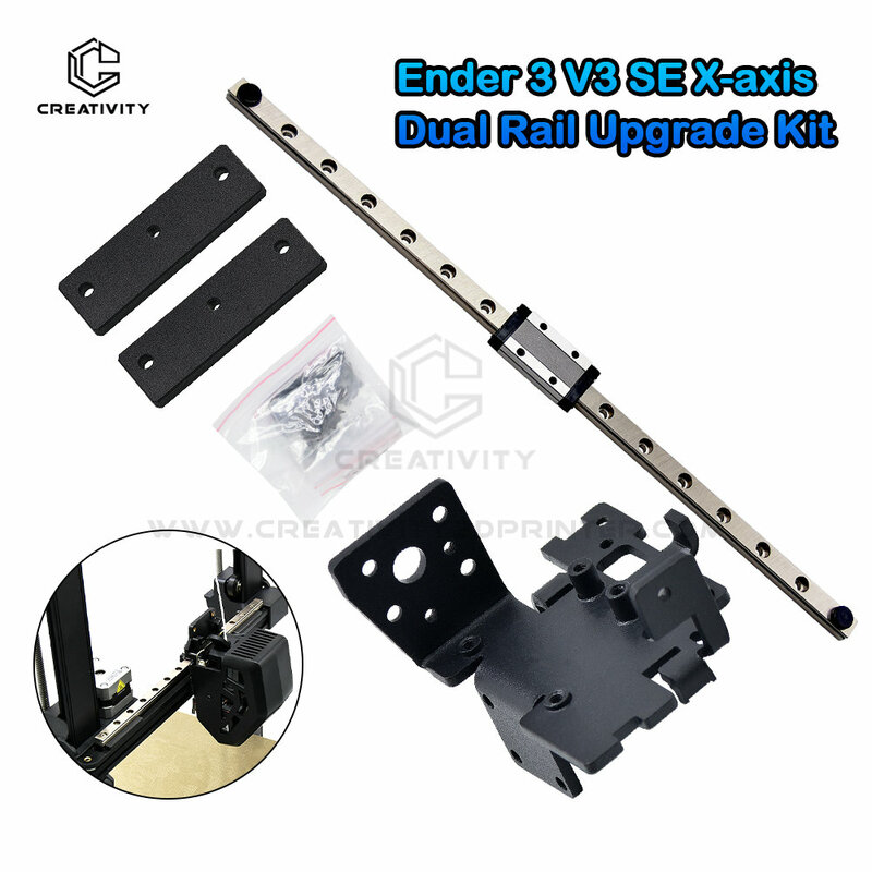 Upgrade MGN9H 300mm Linear Rail For Ender-3 V3 SE Y Axis X-Axis China Linear Guide Fit ender 3 v3 se x y axis 3D Printer Part