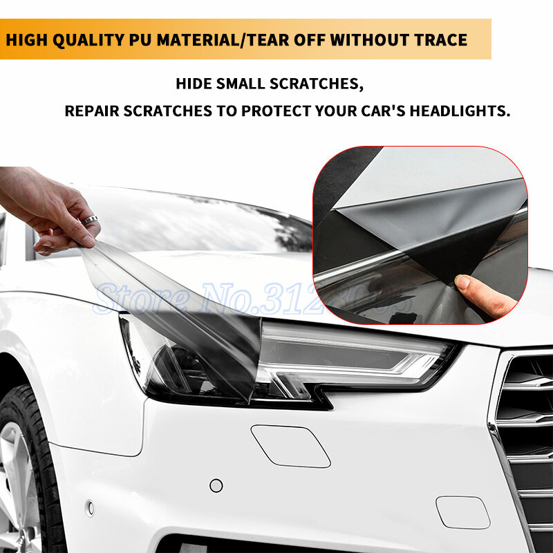 headlight tint film tph pu material ppf car wrapping anti-scratch Protective for car lamp taillights