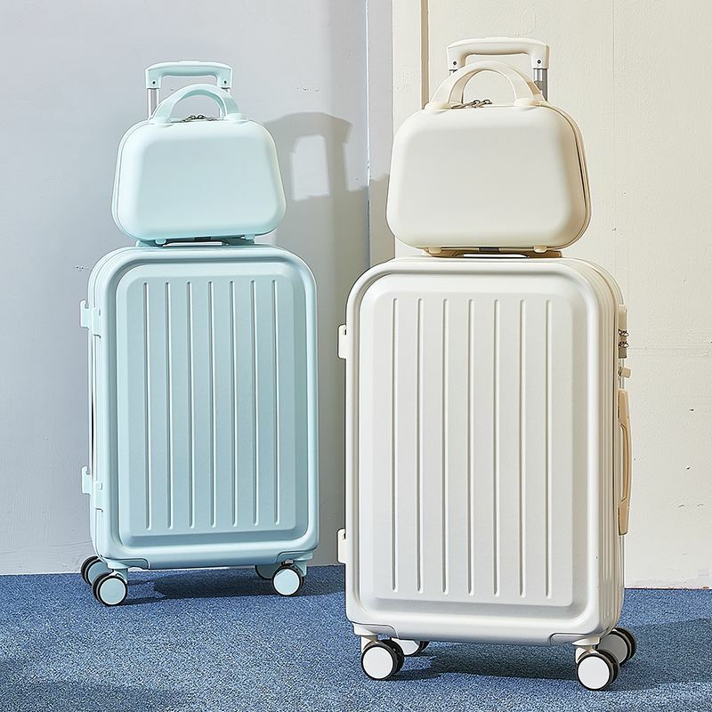 2024 New Combination Suitcase Women's Large Capacity Trolley Suitcase Strong and Durable Student Travel Luggage Password Box