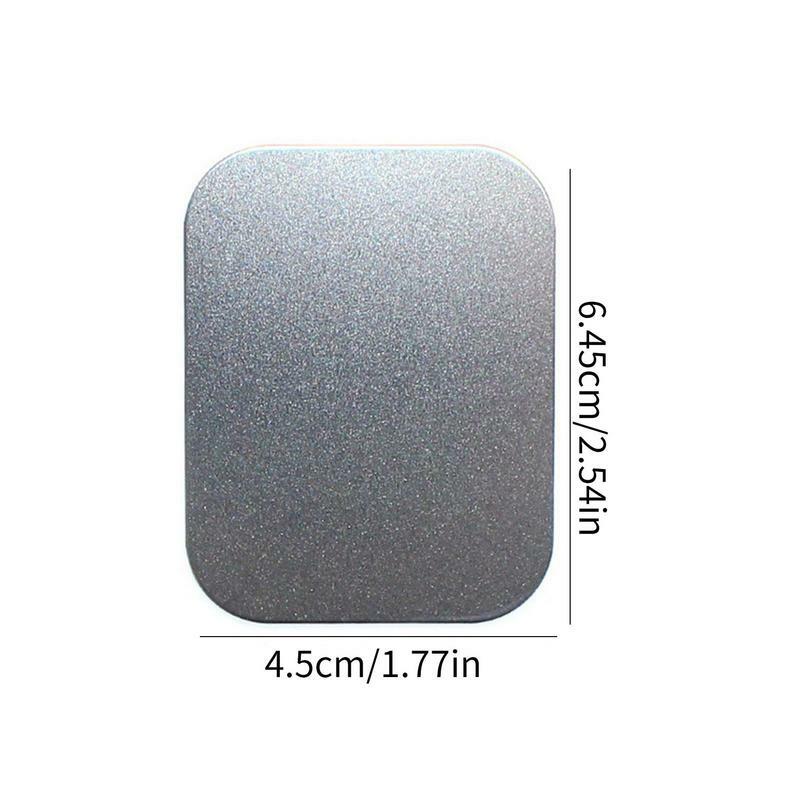 2pcs Mount Metal Plate With Adhesive For Magnetic Mount Car Holder Replacement Metal Plate Kit Magnet Mobile Phone Stand