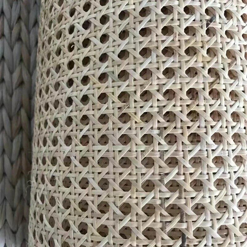 Natural Indonesian Real Rattan Material Mat Handmade Weaving Wicker Cane Webbing Furniture Table Chair Repair Decoration