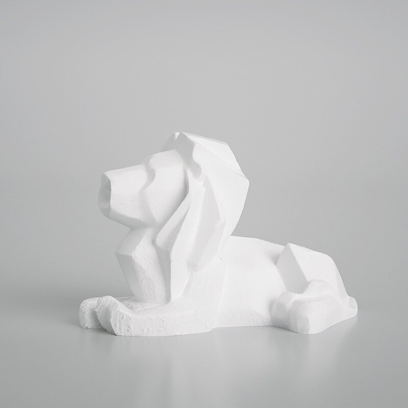 Cetakan Resin Pembuatan Lilin Singa, Cetakan Resin Epoksi Hewan 3D untuk Ornamen Pengecoran