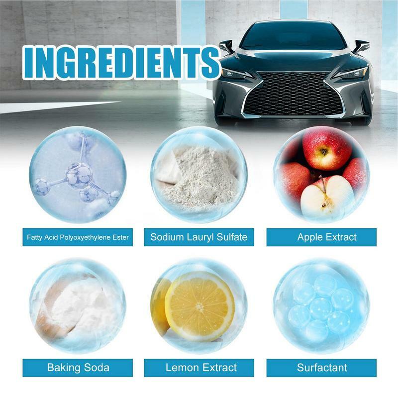 100g Car Windshield Cleaning Tablets Anti-rain For Cars Dirt Mud Grease Stains Removal Glass Coating Agent For Car Wash Supplies