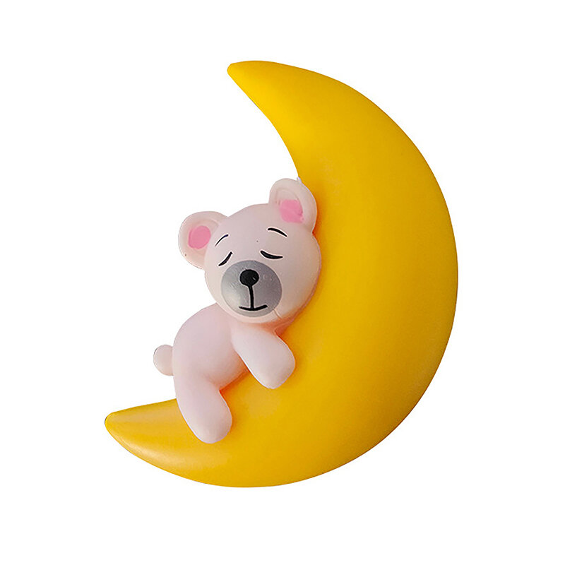 Underwater Ornament Colorful Cute Moon Animal Floating Decoration Landscape Accessories