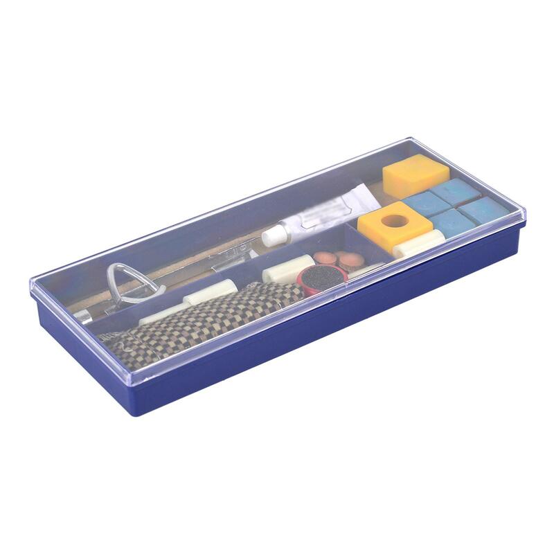 Kit de herramientas de reparación de billar, molinillo de repuesto portátil, punta de taco de billar