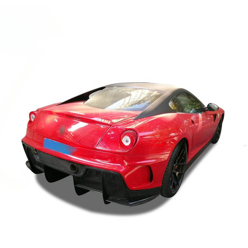 Forjado De Fibra De Carbono Front Bumper Lip, Saias Laterais, Spoiler para Ferrari 599, GTB, GTO Body Kitcustom