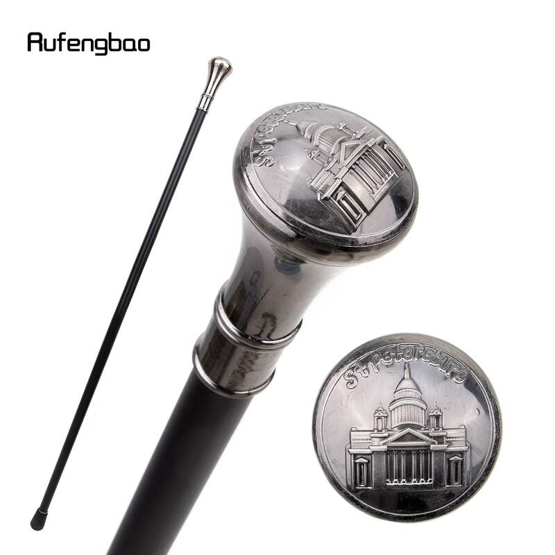Stpetersburg Cathedral Gate Totem Single Joint Walking Stick Decorative Cospaly Party Fashionable Cane Halloween Crosier 93cm