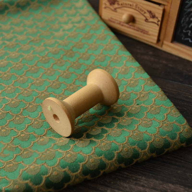 Mała śliwka kwiat 3D tkanina żakardowa wytłoczona tekstura haft chiński styl Cheongsam kurtyna odzież DIY materiał do szycia