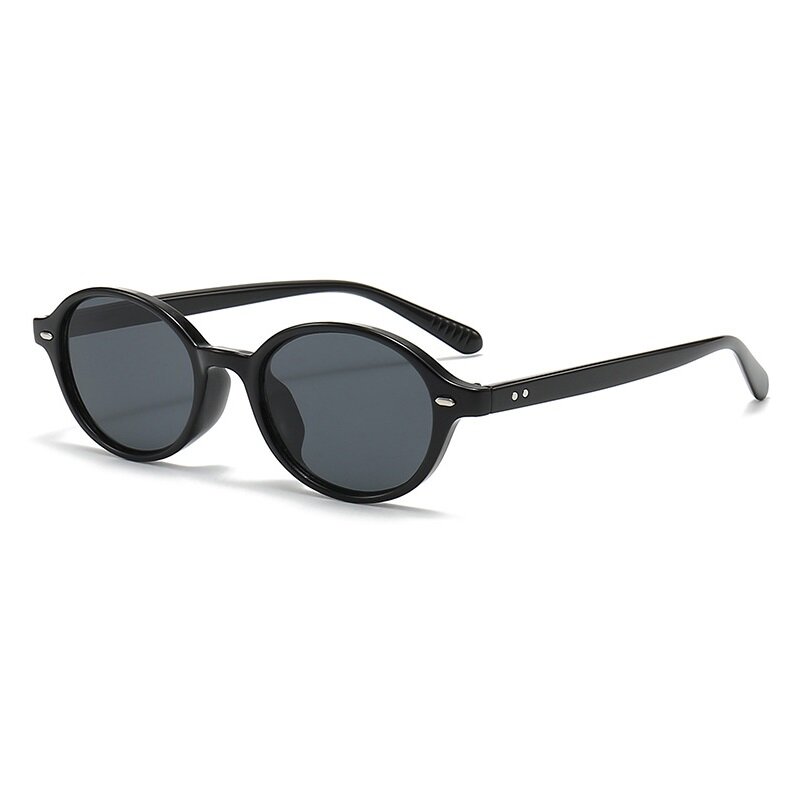 Retro Kleine Ovale Zonnebril Vrouwen Mannen Klinknagels Tinten Mode Brillen Luxe Zonnebril Uv400 Merk Oculus Vrouwelijke Gafas