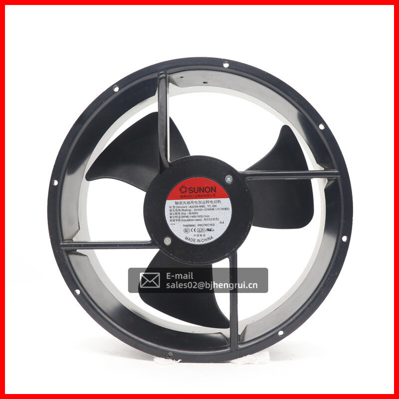 Originele Sunon Fan 25489 AC220V A2259-MBL Tc. Gn 25.4 Cm Fan