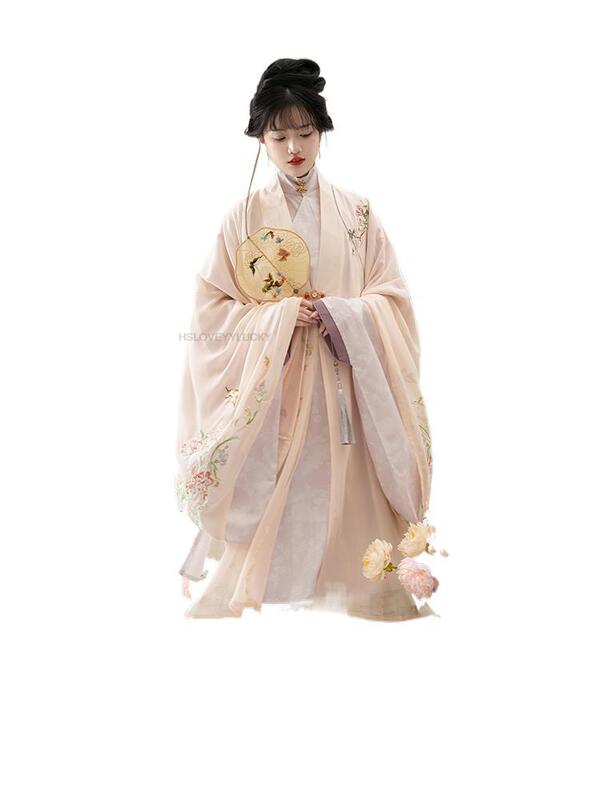 الصين Hanfu المرأة القديمة مينغ سلالة المرأة رشيقة الصينية التقليدية فستان الشرقية خمر فستان الأميرة القديمة مجموعة