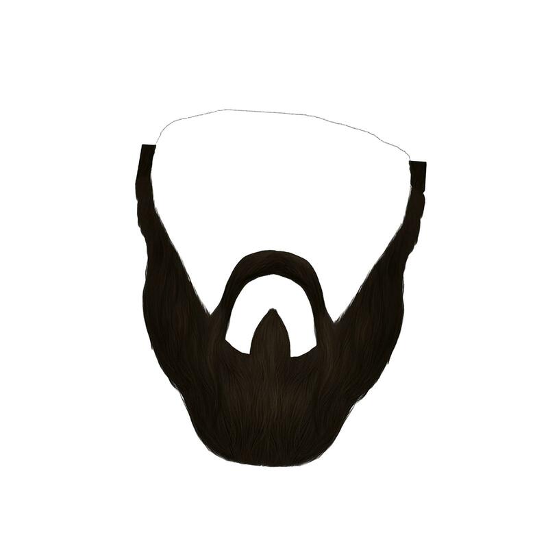 Fake Beard Party Costume Fancy Dress Novelty Masquerade Simulation for Adults Flannel Beard fake Beard Props Mustache