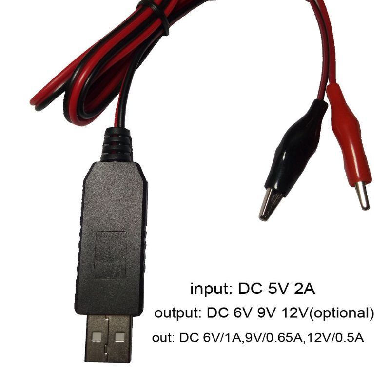 DC 5V USB 1.5V 3V 4.5V 6V 9V 12V 전압 스텝 업 컨버터 케이블, 전원 공급 장치 어댑터 코드