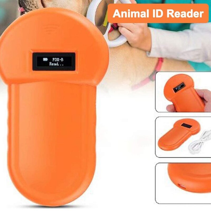 Animal Digital Pet Scanner, Microchip Scanner, Laptop ID Reader, Chip Transponder para cães e gatos