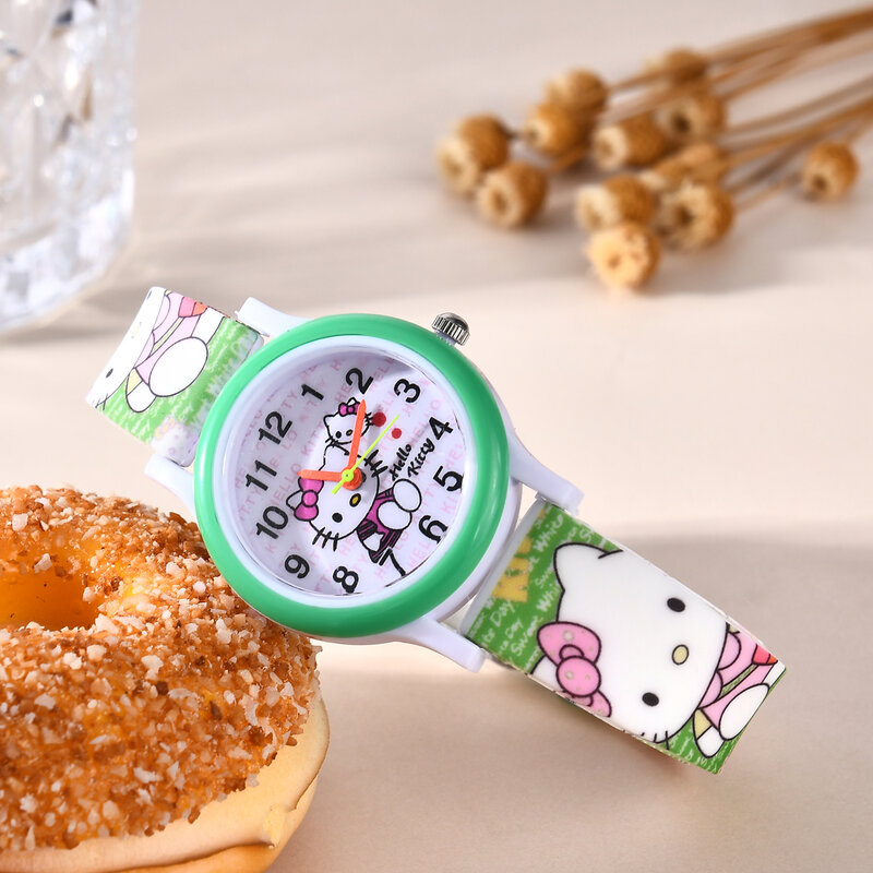 Relojes de dibujos animados para niñas, reloj de pulsera con patrón de dibujos animados, regalo de fiesta de cumpleaños, 2024