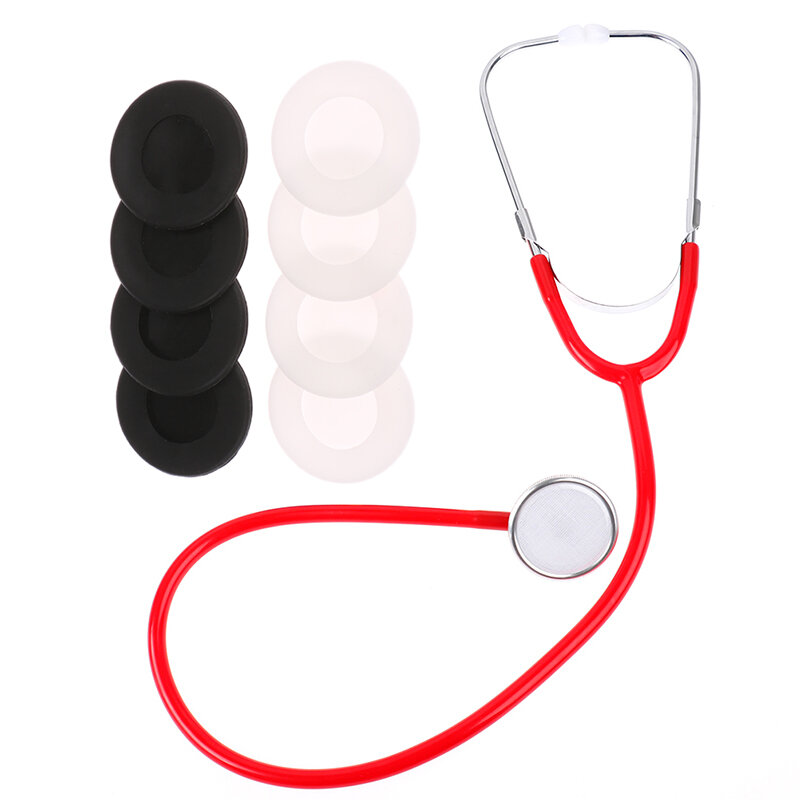 4 Stuks Wegwerp Silicone Stethoscoop Cover Hoofd Diafragma Protector Vervangende Onderdelen Accessoires 6 Kleur Mouw Covers