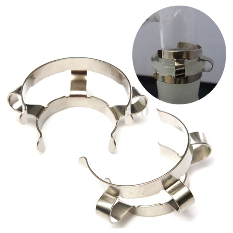 4Pcs 24 Stainless Steel Clip Keck Clamp For 24/29 24/40 Glass Ground Joint