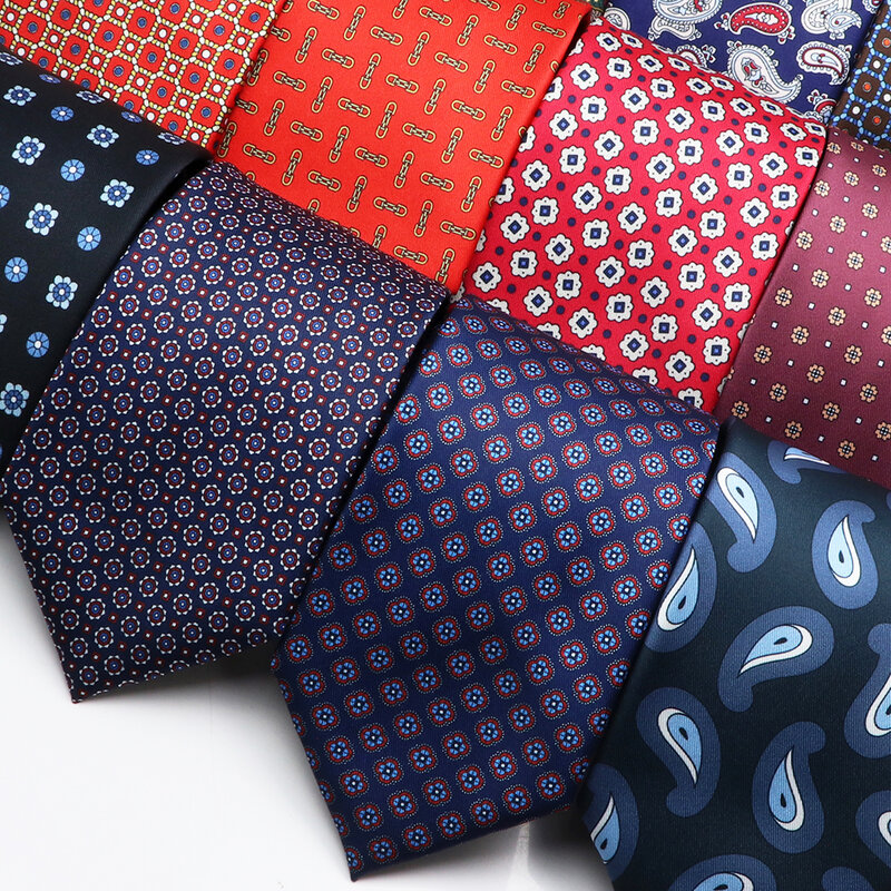 Heißer Verkauf anmutig Polyester Krawatten blau Paisley Krawatten für Hochzeits feier täglich Hemd Anzug Krawatte Zubehör Dekoration Geschenke