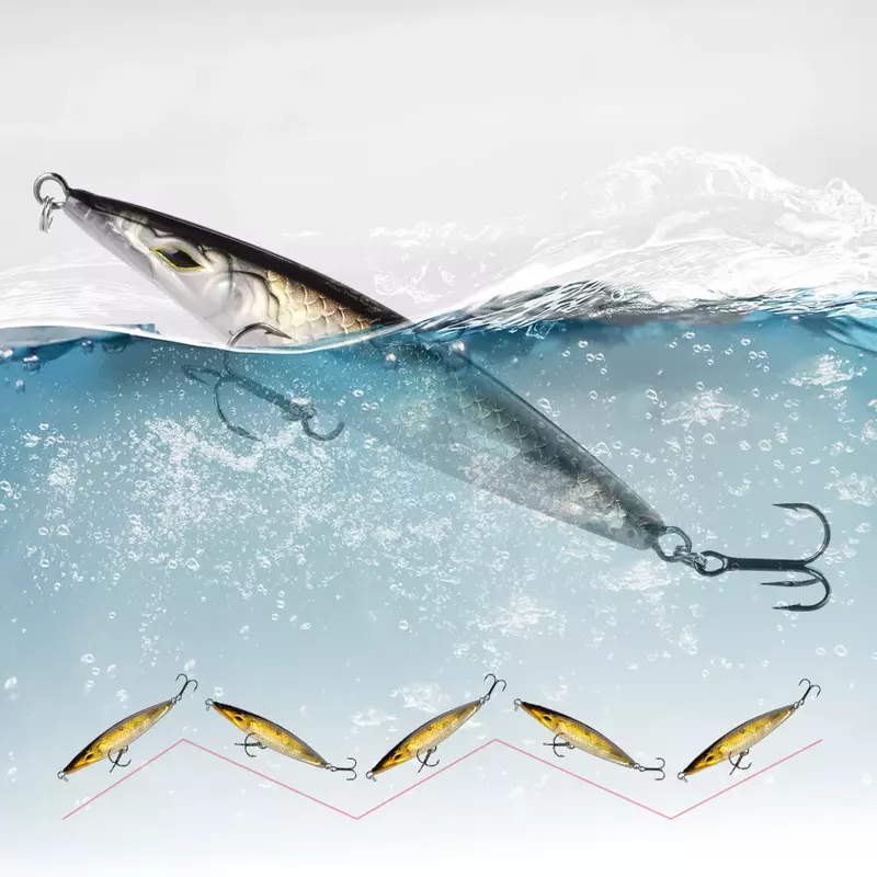 Floating Pencil Fishing Bait Stickbait Wobblers Topwater Baits Long Casting Hard Lure for Sea Bass fishing accessories