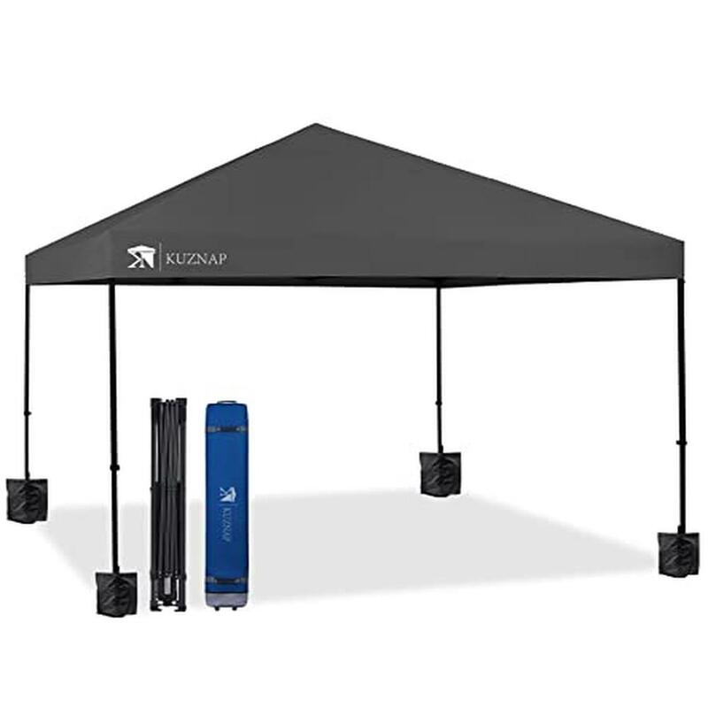 Pop up Outdoor Canopy with Wheeled Bag Shade Shelter 12x12ft Sturdy Frame UV Protection Kit