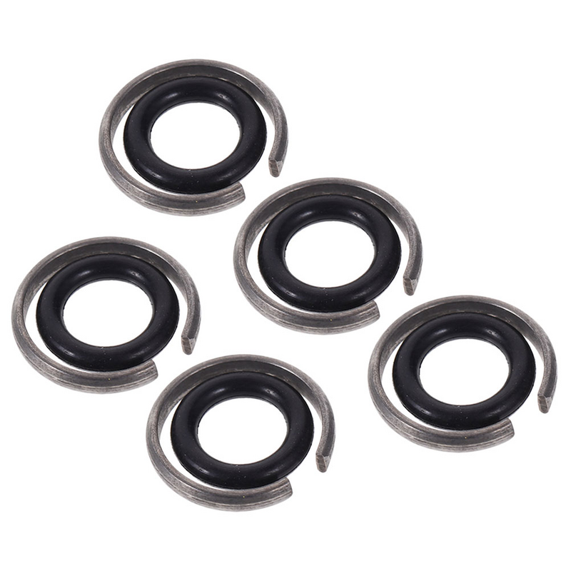 O-Ring Borracha Bloqueio Chaves, Chave Anéis, Impacto Retenção Clipe, Avental Socket Retainer, 5 Conjuntos