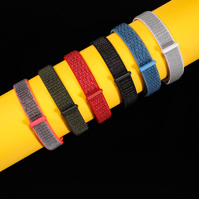 Correa de nailon para reloj inteligente xiaomi Mi Band 8, pulsera deportiva de repuesto con NFC para modelos 7, 6, 5, 4 y 3