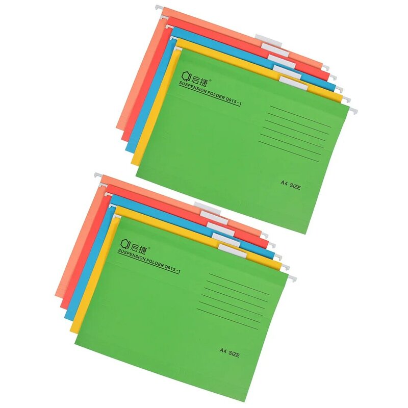 حامل مستندات للمجلدات الملونة ، ملفات ملونة ، ملفات معلقة ، الحجم القانوني ، ورق الإيصال ، ورق حفظ الملفات ، 10 روض