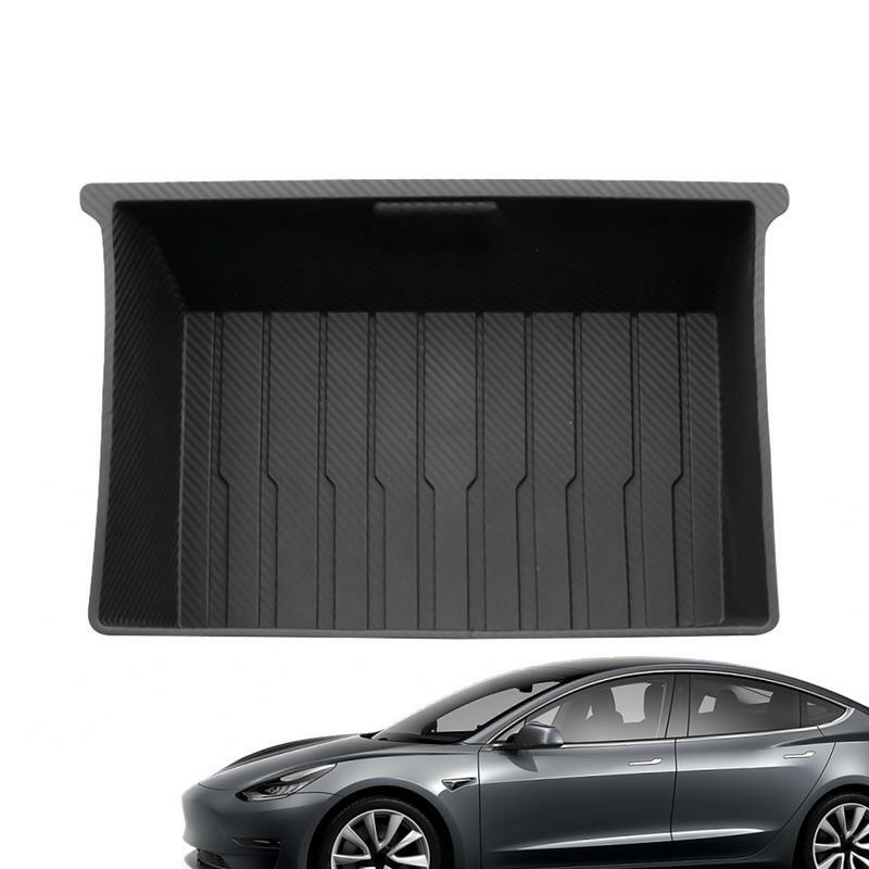 For Tesla Model Y Underseat Storage Bin Noise Reduction Underseat Bins Organizer Box Drawer-Type Interior Part For Space Saving