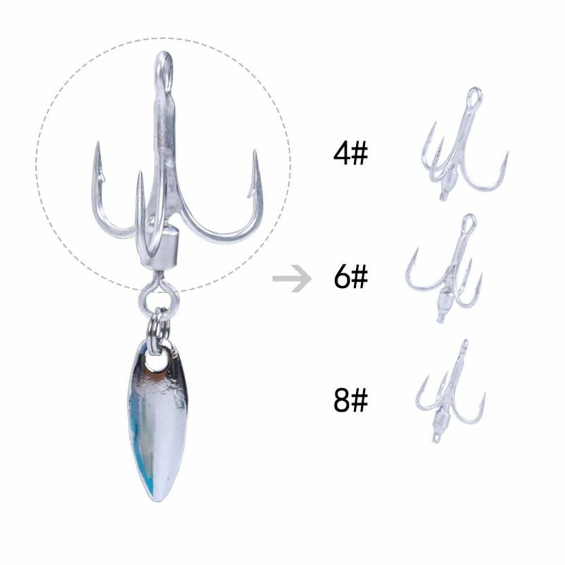 8 pz/lotto crank Jig head hook amo da pesca lead Jig lure esche dure soft worm Metal Spinner Spoon accessori per attrezzatura da pesca