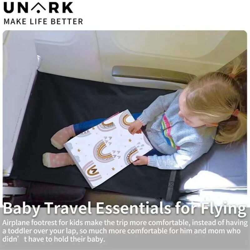 Dzieci podróżują łóżko do samolotu pedały dla malucha przenośne podróży podnóżek hamak dziecięce łóżko do siedzenia w samolocie podpórka dla dzieci