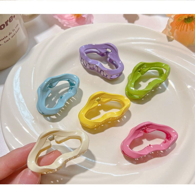 Cloud Shapes Hair Claws Ins Ornament Small Size Ponytail Grip Clip Colorful Sweet Hair Clips Girls