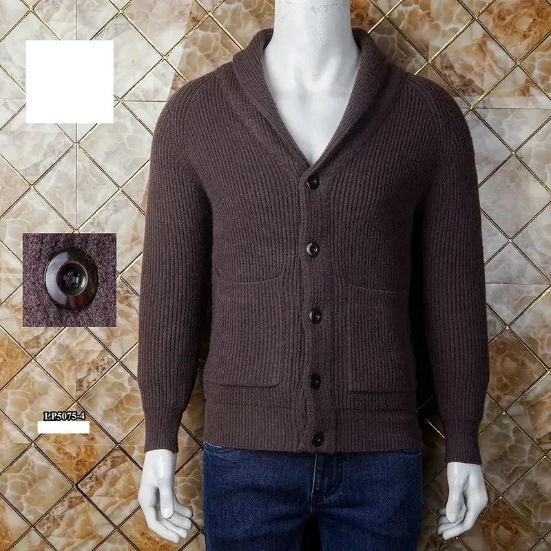 BILLIONAIRE BLKA CPTG Sweater Cashmer Cardigan Coat men's 2024 Autumn winter new knitting button quality thick big size M-4XL