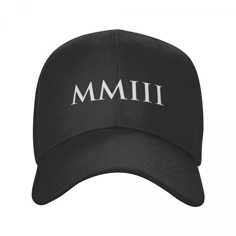 2003 MMIII (Roman Numeral) Baseball Cap Fashion Beach Big Size Hat Male Women's
