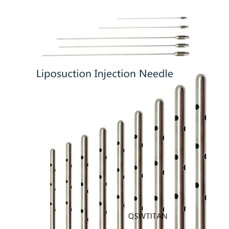 Canule d'injection d'eau de liposuccion multifonctionnelle, canule standard mixte, canule à dénuder en V, micro-incision