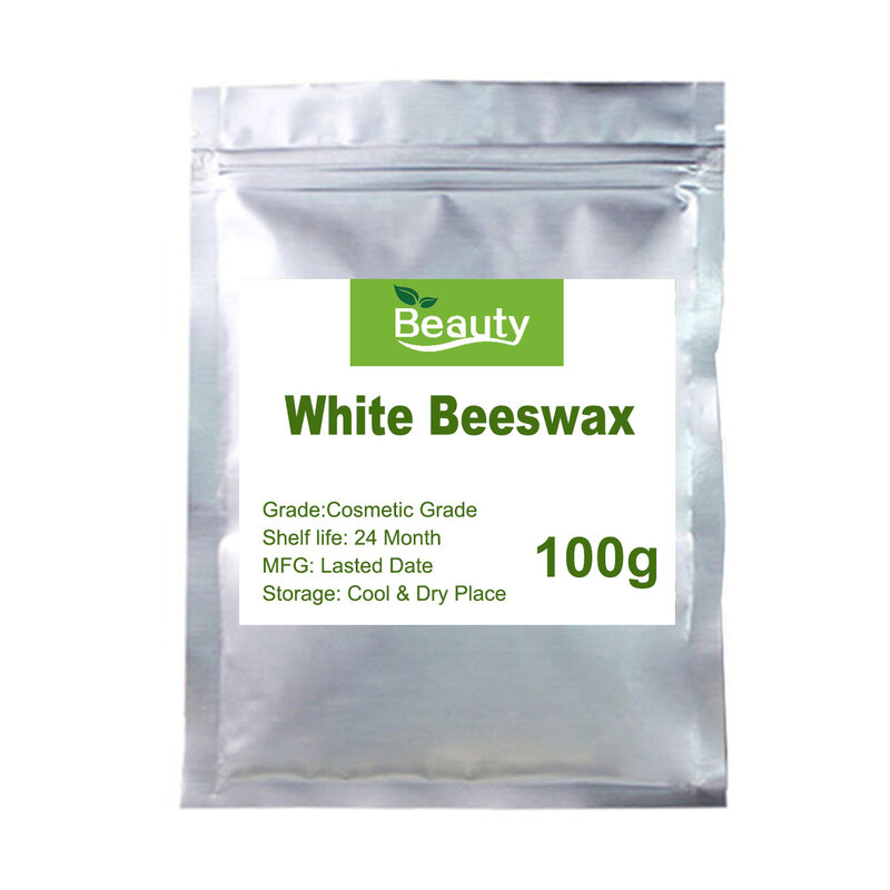 Ingrediente de lápiz labial altamente hidratante, cera de abeja blanca, moldeado de solidificación, materia prima de maquillaje, alta calidad, gran oferta