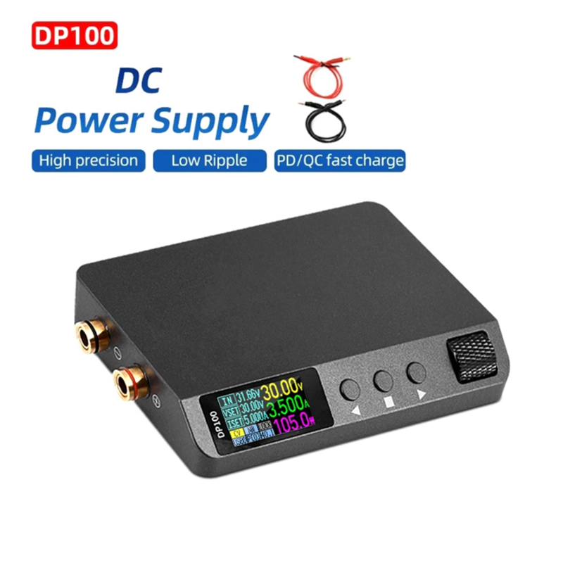 DP100 DC Power Supply Adjustable Digital DC Power Supply Mini Portable Lab Source Power Supply Voltage Switch 30V 5A