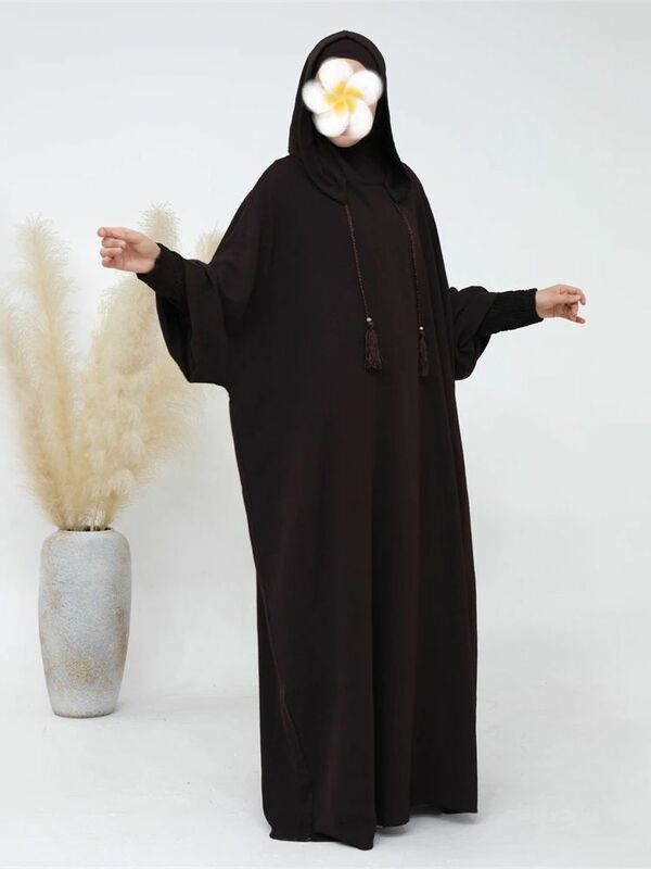 Ramadan Niqab Khimar Moslim Abaya Dubai Kalkoen Islam Gebedskleding Afrikaanse Jurken Voor Vrouwen Jurk Kaftan Robe Femme Musulmane