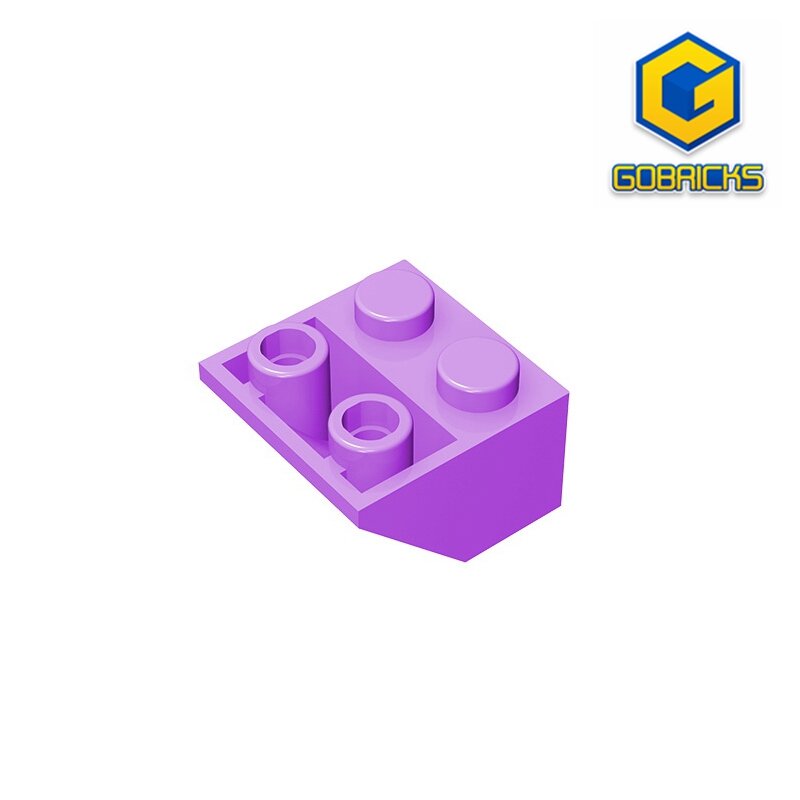 Gobricks 10PCS MOC Brick 2x245 DIY Assembles Inverted slope Building Blocks Bricks Compatible With 3660 Brand Kids DIY Toys 2022
