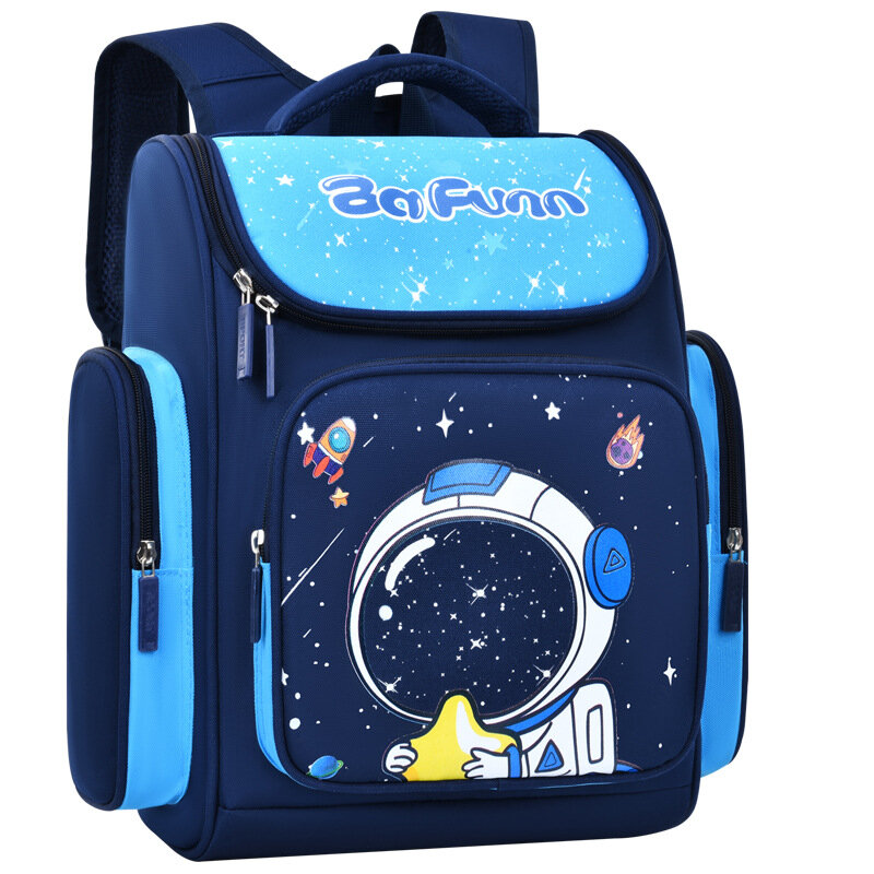 Unicorno ragazza zaini ragazzo bambino astronauta borsa impermeabile cartone animato Space-man Bookbag scuola materna elementare zainetto ortopedico