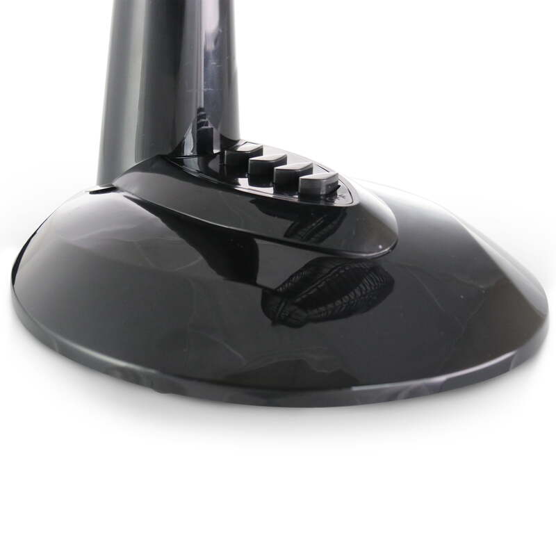 15-дюймовый трехскоростной Осциллирующий Настольный вентилятор Impress в черном цвете