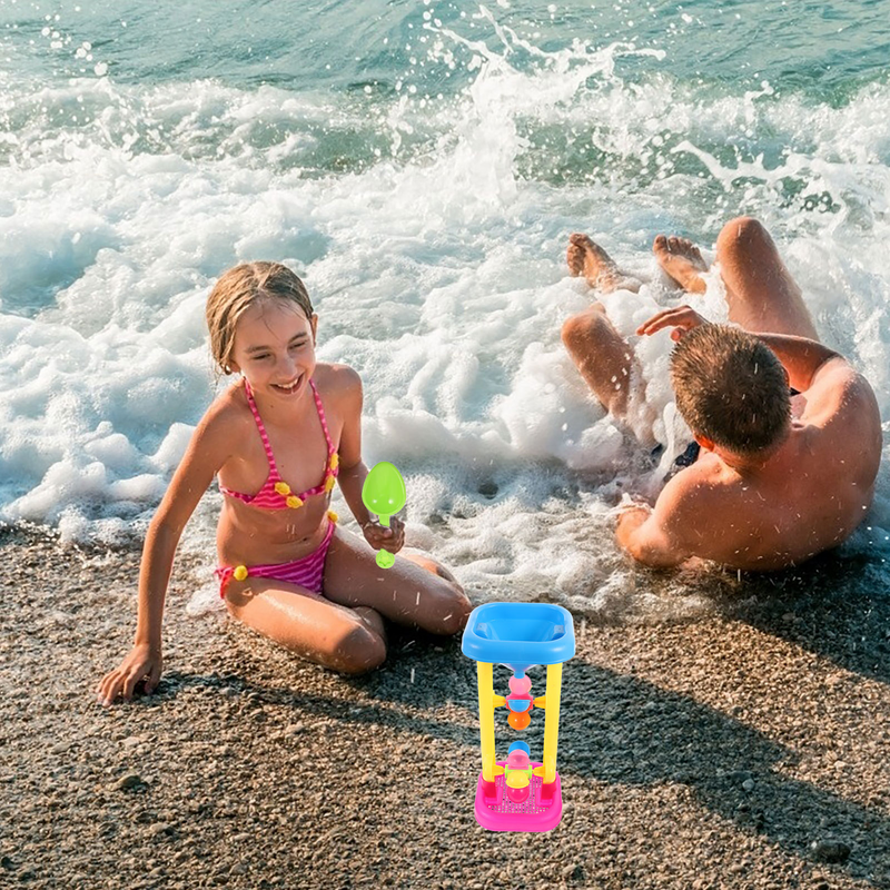 유아용 여름 모래 시계 워터 휠, 어린이용 해변 워터 휠, 1 세트